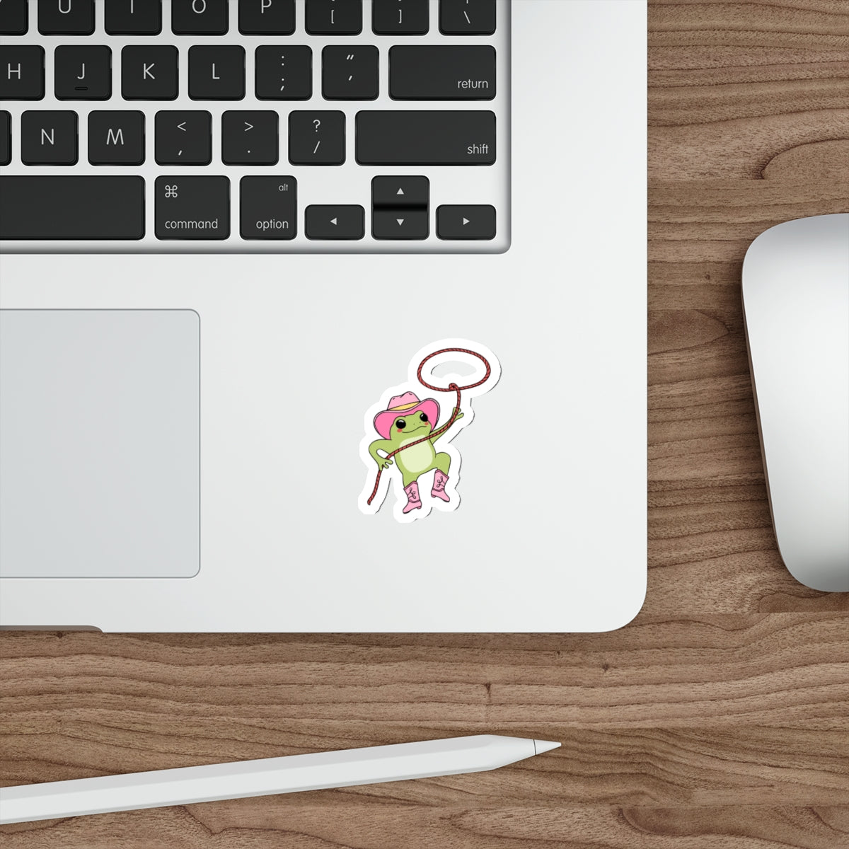 Cowgirl Frog Stickers