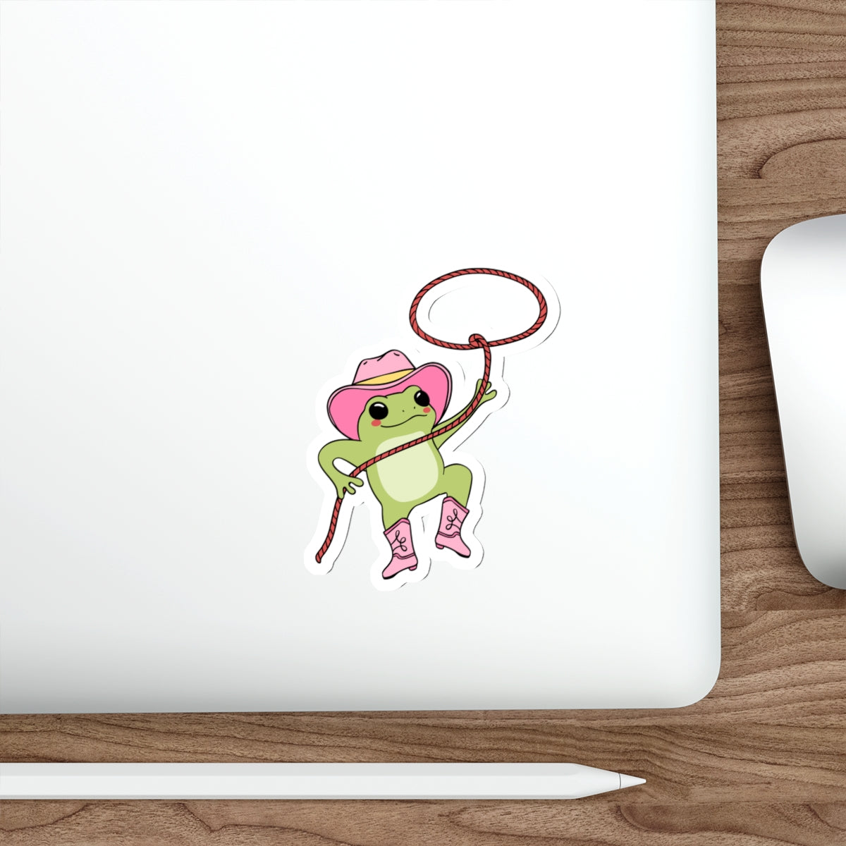 Cowgirl Frog Stickers