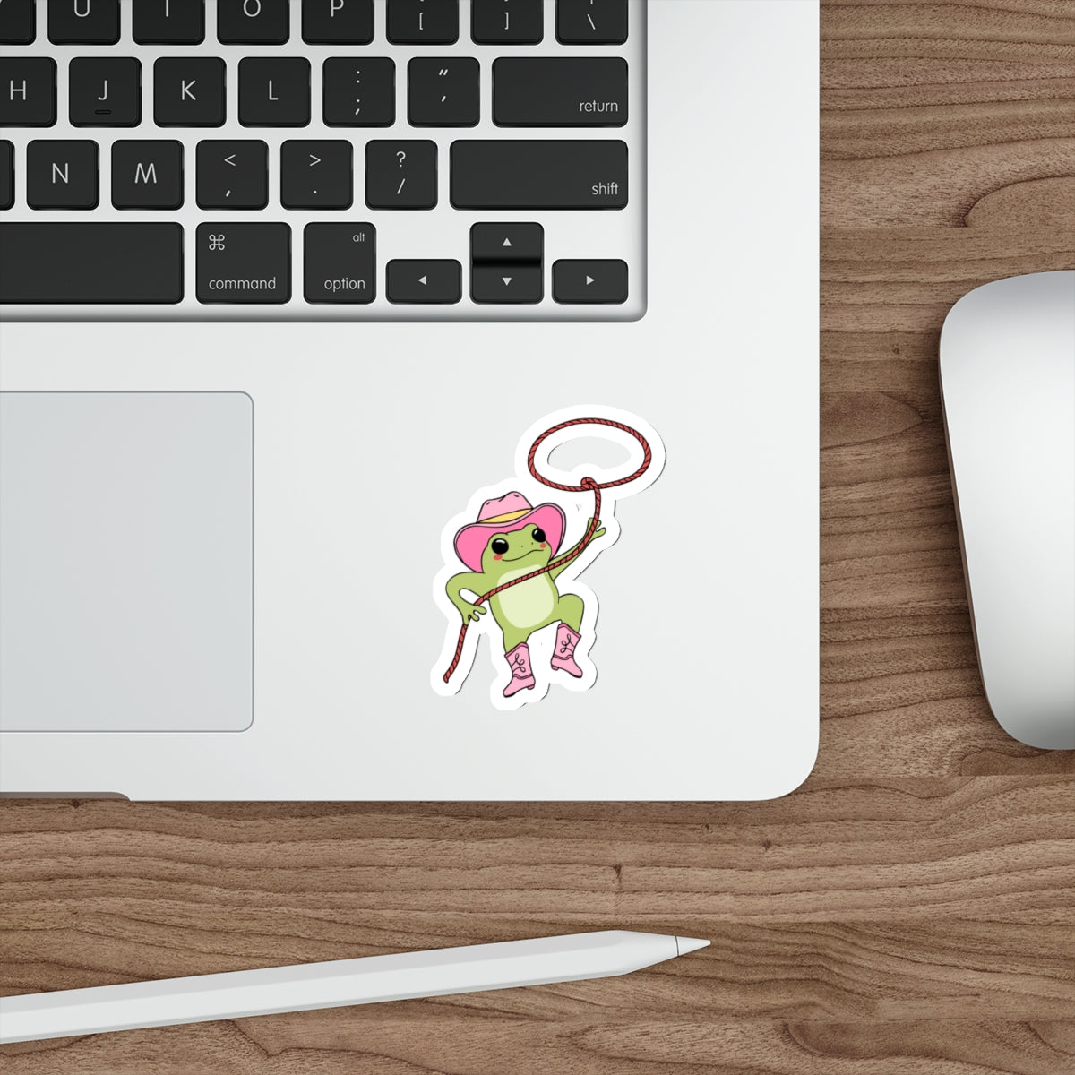 Cowgirl Frog Stickers